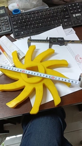 Rodillos de Estrella y Dedos para Criba de PU Moldeados por Inyección OEM con Color Personalizado para Maquinaria Agrícola - Product Image 3