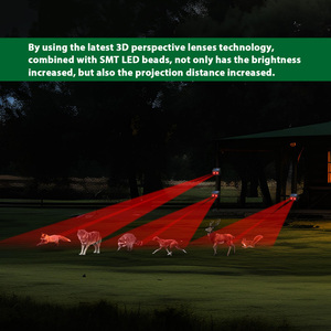 El repelente de animales nocturno impermeable con energía solar para actividades al aire libre activa la disuasión de la vida silvestre en granjas de jardín - Product Image 5