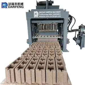 QT4-18 concrete fly ash paver automatic Chb female somalia brick making machine hot sale