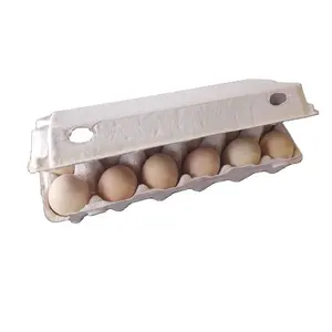 Top quality chicken egg trays pulp egg trays pulp molded pulp egg carton packaging