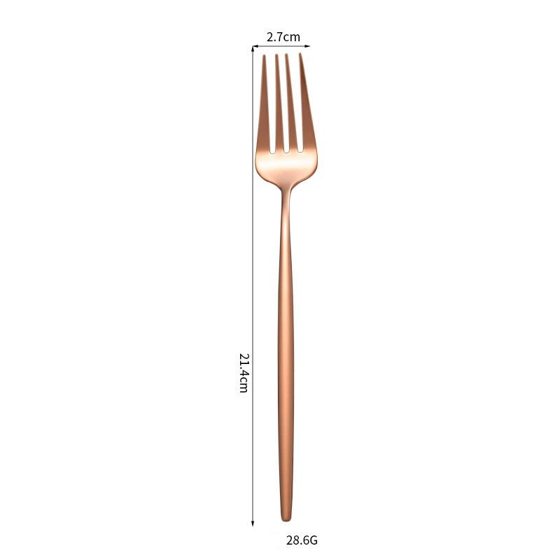 Fourchette en or rose