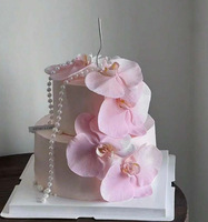 Hot Selling künstliche Blumen zum Dekorieren Hochzeits torte Valentinstag Kuchen Dekoration Lieferant