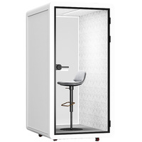 Cabine de téléphone mobile moderne insonorisée pour diffusion en direct, réception de bureau, cabine de repos, karaoké à domicile, salle de piano - Idéale pour l'isolement sonore