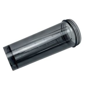 500ML 700ML Shakerfles met aangepast logo, metalen balletje, transparante shakerbeker, fitness, sportschool, workout, eiwitpoeder mengfles - Product Image 4