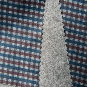 Không dệt dưới cổ áo in màu đen cảm thấy kim interlining 150cm cho Thêu cấu trúc Blazer và áo khoác - Product Image 6