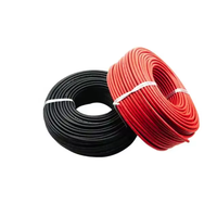 Cable de Alimentación de CC para Panel Solar Fotovoltaico Industrial de Alto Voltaje 1kV IP65, Aislado XLPO, Cobre Estañado, Directo de Fábrica