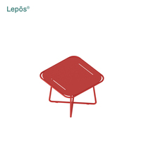 Table basse d'extérieur de qualité supérieure en acier inoxydable 201 de qualité commerciale, idéale pour la décoration de la villa, du patio, du jardin et de la terrasse