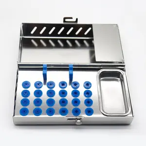 Scatola di supporto autoclavabile per strumenti di chirurgia per impianti dentali in acciaio inossidabile di grandi dimensioni - Product Image 1