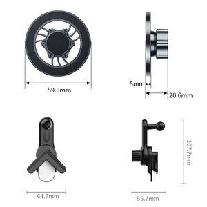 Universal Model 3 YX S Accessoires Support de téléphone de <span class=keywords><strong>voiture</strong></span> magnétique pour écran Tesla <span class=keywords><strong>iPhone</strong></span> 15 14 13 <span class=keywords><strong>12</strong></span> Étuis Magsaf - Product Image 6