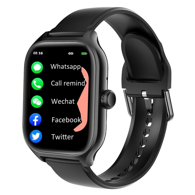 Compatible Apple iPhone Samsung Android Phone App Control Low Price Montre Connectee Waterproof Smart Watch for Men Women