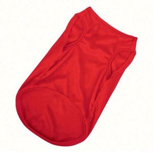 Vente en gros de T-shirts pour chiens les plus vendus, vêtements pour animaux de compagnie vierges de couleur unie avec logo personnalisé, impression UV, polyester doux, best-seller - Product Image 5