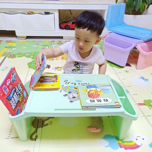 Bureau d'étude en plastique pour enfants, table multifonction carrée de 30 cm pour l'apprentissage et le jeu des enfants - Product Image 3