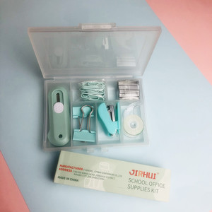 Văn Phòng Phẩm Văn Phòng Phẩm <span class=keywords><strong>Mini</strong></span> Bán Chạy Mới Nhất Bộ Bảy Món Với Hộp Nhựa PP Dập Ghim Phổ Biến Khuyến Mại Và Quà Tặng - Product Image 6