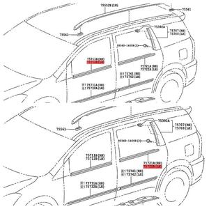 <span class=keywords><strong>สายพาน</strong></span>ประตูสำหรับ <span class=keywords><strong>Toyota</strong></span> <span class=keywords><strong>Wish</strong></span> ANE11 2003-09 Weatherstrip ด้าน<span class=keywords><strong>หน้า</strong></span> L R ZNE10<span class=keywords><strong>หน้า</strong></span>ต่างด้านนอก - Product Image 2