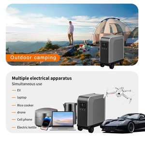 Новый дизайн, 5 кВт, портативная зарядная станция, 10 кВтч, мобильный аккумулятор, многофункциональные автомобильные портативные зарядные станции - Product Image 5
