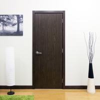 Portes en bois noires de haute qualité à vendre Porte en bois intérieure de chambre à coucher MDF pour maisons Portes en bois intérieures fantaisie