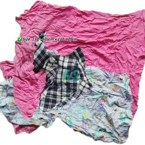 Trapos de algodón absorbentes, paños de tela recuperada para limpieza de coches, alta absorción de agua y aceite, trapos de camisetas. - Product Image 3