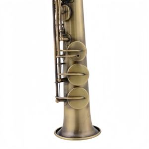 Ventes directes d'usine de saxophone <span class=keywords><strong>soprano</strong></span> à tube droit en sib aigu mâle en laiton avec apparence antique - Product Image 5