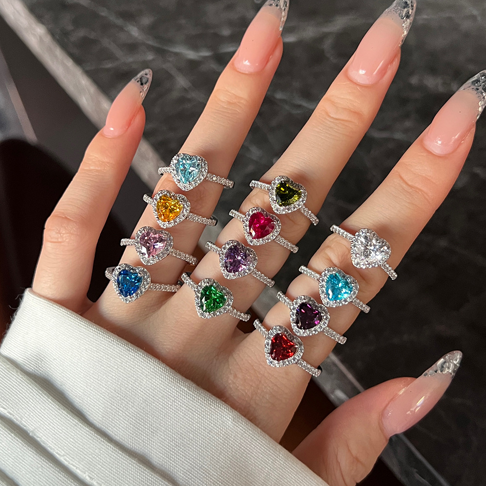 Imitation Silver Colored Jewelry Fake Silver Ring S S925 S925 12