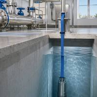 Câble de pompe submersible plat TML-B 4G4mm2, isolé EPR, pour eau potable, gaine bleue, classe 5, cuivre flexible, 450/750V, 500m