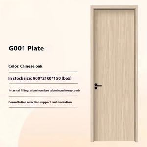 Puerta Corredera de Vidrio Transparente de Aleación de Aluminio Chaofan Foshan, Puerta Interior Moderna para Dormitorio con Aislamiento Acústico, Estrecha y Ecológica - Product Image 2