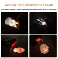 LED-Hundehalsband mit Leine, Schnellverschluss, Herz-Projektionslicht, Beleuchtetes Nachtlaufband, Anti-Verlust Sicherheits-Visibilitäts-Beleuchtung