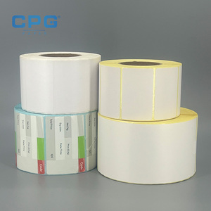 Factory Direct Supply FSC Certified 100x150mm 130gsm Thermal Barcode Sticker Warehouse Stock Control Thermal Sticker <b>Roll</b> - Product Image 1