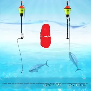 Multi-Color Automatic Spring <b>Fishing</b> Rod Holder with High-Sensitivity Hook <b>Float</b> PVC <b>Fishing</b> Gear to Enhance Catch Rate - Product Image 3