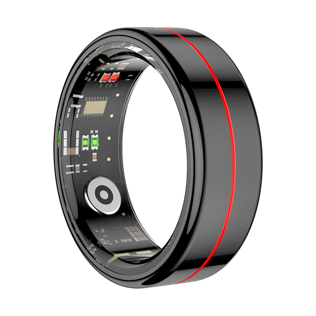 TKYUAN 2025 Smart Health Ring Heart Rate Blood Oxygen Sleep Monitoring Stainless Steel Waterproof Finger Rings Smart Rings