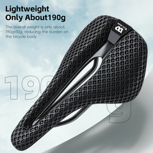 WEST BIKING Coussin <span class=keywords><strong>de</strong></span> siège <span class=keywords><strong>de</strong></span> vélo en fibre <span class=keywords><strong>de</strong></span> carbone imprimé en 3D pour <span class=keywords><strong>femme</strong></span> <span class=keywords><strong>Selle</strong></span> <span class=keywords><strong>de</strong></span> vélo légère et respirante <span class=keywords><strong>Selle</strong></span> <span class=keywords><strong>de</strong></span> vélo imprimée en 3D - Product Image 5