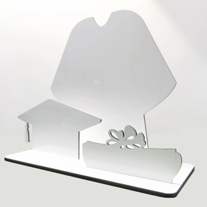 4 trong 1 tốt nghiệp thiết lập <span class=keywords><strong>2025</strong></span> tùy chỉnh trống thăng hoa MDF gỗ khung ảnh - Product Image 3