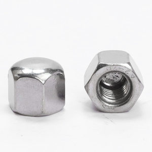 Écrou à tête hexagonale à profil bas en acier inoxydable 304, écrou aveugle, M3 M4 M5 M6 M12 M14 M16, métrique DIN917 - Product Image 1