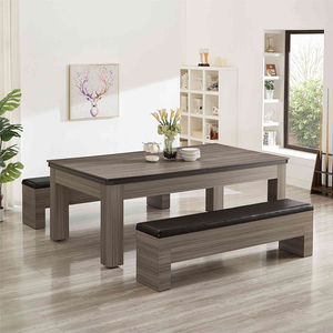 Gtsports Sẵn Sàng Để Tàu Đa Chức Năng 7ft 3-Trong-1 Bàn Ăn Hồ Bơi Bàn Bida Với Băng Ghế Để Sử Dụng Trong Nhà - Product Image 1