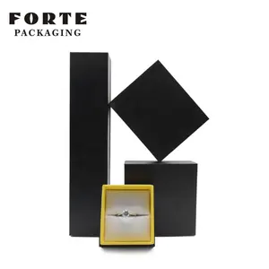 FORTE 手镯魅力黑色首饰包装纸盒珠宝礼品袋