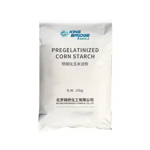 Amido pré-gelatinizado de amido modificado agente anti-filtração