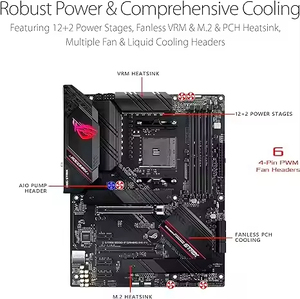 เมนบอร์ด SUS ROG Strix <span class=keywords><strong>B550</strong></span>-<span class=keywords><strong>F</strong></span> เล่นเกม WIFI II Ares เมนบอร์ด AMD เป็นตัวเลือกแรกสำหรับการเล่นเกมมืออาชีพ - Product Image 4