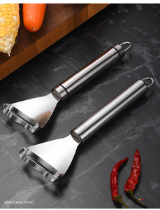 Alat Dapur Laris Manis, Alat Dapur Tahan Lama, Alat Pengupas Jagung Rumah Tangga dari Baja Anti Karat - Product Image 2