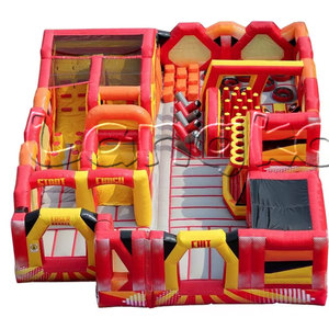 Gran oferta, juego de carrera de obstáculos para adultos, carrera de obstáculos inflable para adultos y niños - Product Image 1