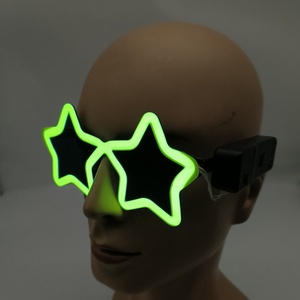 ファッションスター型LEDライトアップ眼鏡面白いパーティーデコレーションワイヤレス点滅LEDメガネ - Product Image 3