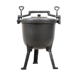 Olla a Presión <span class=keywords><strong>de</strong></span> <span class=keywords><strong>Hierro</strong></span> Fundido Esmaltada <span class=keywords><strong>Grande</strong></span> para Camping, Caza y Carne, <span class=keywords><strong>Caldero</strong></span> Polaco <span class=keywords><strong>de</strong></span> Tres Patas, Venta al Por Mayor - Product Image 1