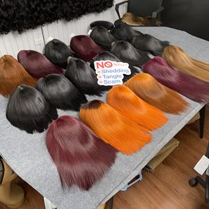 Precio de fábrica color Hueso Peluca recta Cabello Virgen Extensiones de cabello humano vietnamita Alta calidad grande en stock - Product Image 4