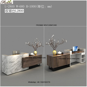 Semplice e moderno custom made salone di bellezza reception/<span class=keywords><strong>bar</strong></span> contatore - Product Image 4