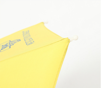 Casquette parapluie pour enfants en polyester argenté mains libres, protection solaire et pluie, avec impression de logo pour cadeaux d'affaires