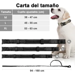 สายจูงสุนัขแบบทันสมัยปลอกคอ TPU กันน้ำพร้อมคุณสมบัติปลดออกได้อย่างรวดเร็วสำหรับสุนัขแมวขนาดใหญ่ขนาดกลางดีไซน์การ์ตูนมีสไตล์ - Product Image 5