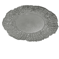 Nouveauté 2026 – Assiettes de présentation en plastique de luxe modernes et réutilisables de 13 pouces, écologiques, pour mariages et événements – Qualité supérieure pour la table de fête