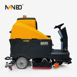 Popular Hot Selling Ride-on Sweeper-scrubber <b>Floor</b> Cleaning Washing <b>Machine</b> Dual Roller Brush Design 200l <b>Clean</b> 210l High - Product Image 4