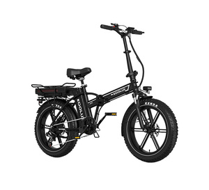 Bicicleta Plegable KOOLUX X11 de 20 Pulgadas con Cuadro de Aluminio de 7 Velocidades, Motor sin Escobillas de 750W, Batería de Litio y Neumáticos Anchos - Product Image 2