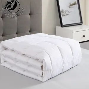 Luxury 5 Sao Khách Sạn 100% Cotton Polyester Xuống Mùa Hè Trắng Comforter Bên Trong Quilt Chèn Duvet