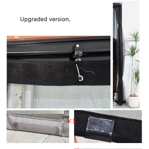No Drilling Magnetic Sliding Screen Door Side Opening Retractable Pet Friendly Fiberglass Mesh <strong>Curtain</strong> - Product Image 5