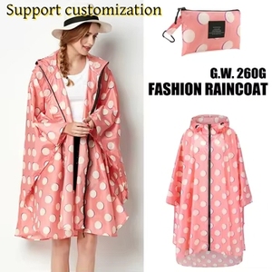 Ventes en gros de capes de pluie en polyester pour filles et adultes, légères, réutilisables, coupe-vent, pour le voyage, les vélos électriques, la randonnée - Product Image 1